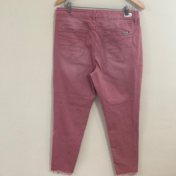 SEVEN 7 l Sz 14 l Raw Hem Ankle Jeans - Picture 4 of 9
